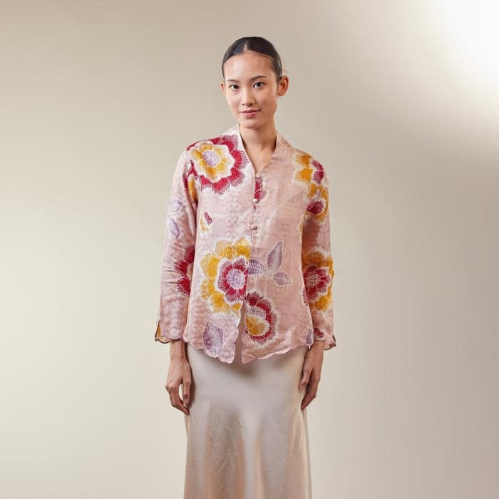 Alyssa Blush — Blouse Batik Viscose